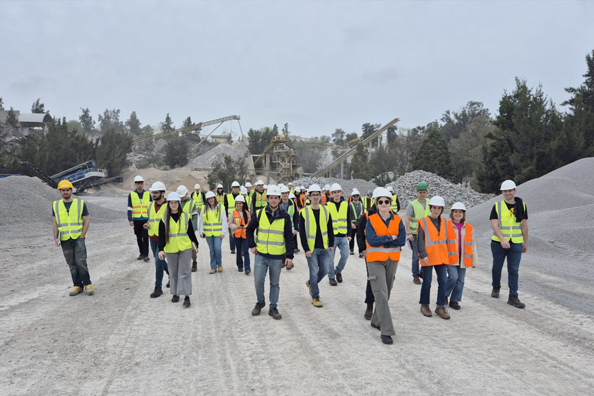 estudiantes de visita